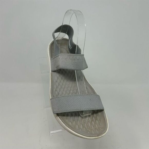 Crocs Women's Gray LiteRide Stretch Slingback Sandals Size 9 Casual Summer - Picture 2 of 13